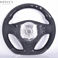 Volant sport en cuir et fibre de carbone Kryvex pour E46/E38/E39/E83/E60/E70-E72/E53/E89/E92/E93/E81/E87/E84/E82 – Grandes quantités disponibles
