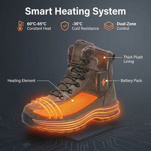 Zapatos inteligentes con calefacción y calentamiento para exteriores, para hombre y mujer, con carga móvil (usables durante 20 horas de forma continua) - Product Image 4