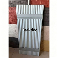 Panneau mural composite ondulé en acier inoxydable 316L 304, antibactérien, facile à nettoyer, pour salle stérile pharmaceutique