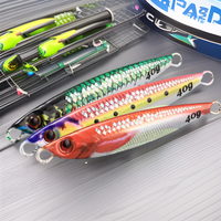 Logo personnalisé naufrage rapide 40g60g80g100g120g150g200g eau salée métal Jig leurre plomb 3D leurres de pêche Jigging