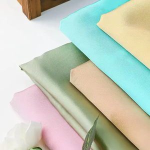Tela de Satén <span class=keywords><strong>Mikado</strong></span> de Poliéster en Color Sólido para Vestidos de Novia de Mujer - Product Image 2