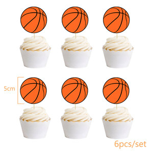 Artículos de Fiesta con Temática de Baloncesto Lakers24, Adorno para Pastel, Pancarta para Decoración de Fiesta de Cumpleaños Infantil con Temática Deportiva - Product Image 2