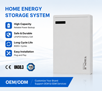 Batterie solaire haute tension 5,8 kWh, cellule LiFePO4, système de stockage d'énergie domestique empilable T-BAT H 5,8 V2, batterie de stockage résidentielle