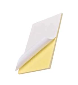210mm x 297mm materiale di copertura stampabile bianco adesivo opaco 100 fogli foglio pieno stampa a getto d'inchiostro adesivi A4 <span class=keywords><strong>carta</strong></span> da scrittura - Product Image 4