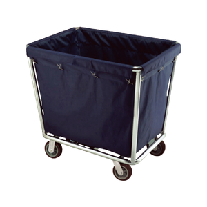 공장 가격 호텔 스테인레스 스틸 금속 헤비 듀티 린넨 카트 바퀴 트롤리 - Product Image 1