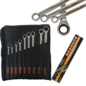 Wholesale High-grade Cr-v Double Offset Ring Spanner Mirror Polishing Double-ended Plum Wrench - Product Image 1