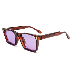 Очки унисекс ацетатные с прозрачными поляризованными линзами - Product Image 5