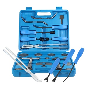 Juegos de herramientas de freno automotriz Herramientas de extracción e instalación Kit de herramientas de pinza de freno de disco de 18 piezas y freno de tambor de 8 piezas - Product Image 1