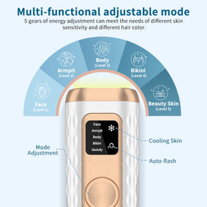 Épilateur portatif de visage d'épilation de <span class=keywords><strong>laser</strong></span> de corps du visage de femmes à Ipl Machine à la maison d'épilation électrique permanente - Product Image 2