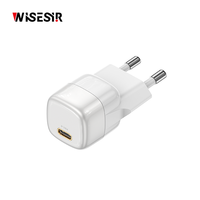 Chargeur rapide OEM 20W GaN PD3.0 avec protection OTP/OVP pour téléphones Android 15/14, adaptateur secteur Type-C