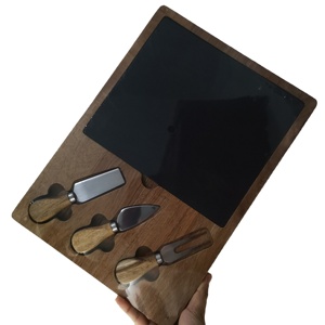 <span class=keywords><strong>Juego</strong></span> <span class=keywords><strong>de</strong></span> tablero <span class=keywords><strong>de</strong></span> queso <span class=keywords><strong>de</strong></span> Acacia Rectangular, con pizarra, diseño hecho a mano y <span class=keywords><strong>cubiertos</strong></span> <span class=keywords><strong>de</strong></span> acero inoxidable - Product Image 1