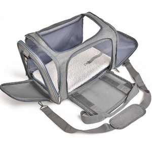 Sacs de voyage pliables souples pour chats et chiens, approuvés par les compagnies aériennes, personnalisables, style mode, pour sièges de voiture, accessoires pour animaux de compagnie - Product Image 2