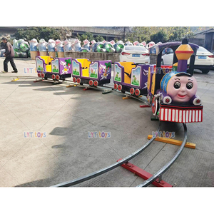 8 posti attrazione giro elettrico sul Set di treno giro sul centro commerciale e casa usato piccolo treno con pista <span class=keywords><strong>per</strong></span> i <span class=keywords><strong>bambini</strong></span> - Product Image 2