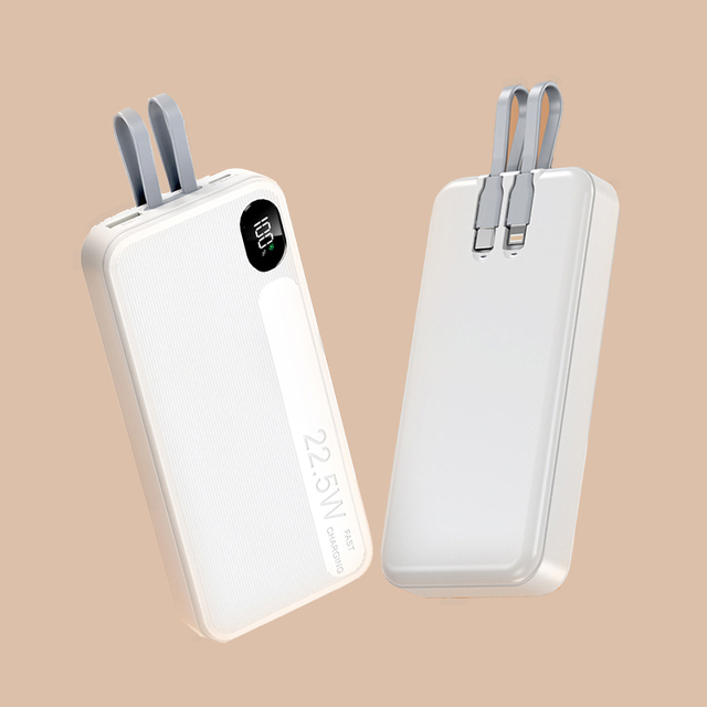 Super Thin Ultra Slim Portable Power Bank 10000mAh/20000mAh Li-Polymer Battery 20W PD Fast Charger Promotional Gift