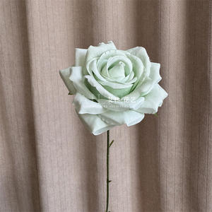 زهور اصطناعية يدوية الصنع على شكل شلال من الحرير والبلاستيك مع ماسة واحدة لتزيين الجدران في المنزل وحفلات الزفاف والتخرج وعيد الفصح طويلة الأمد - Product Image 4