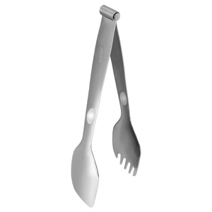 Detachable 304 Stainless Steel Knitchenware Double-Ended <strong>Serving</strong> Spoon Clip Multifunctional Food <strong>Tongs</strong> With Restaurant - Product Image 6