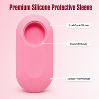 Brosse nettoyante électrique portable en silicone souple pour le visage, avec capuchon anti-poussière et housse de protection, vente en gros, usine OEM