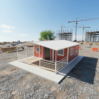 Maisons conteneurs en acier extensibles de 20 et 40 pieds, design moderne pour villa, appartement, hôtel, optimisant l'espace au sol et minimisant le volume