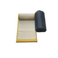 Tapis et oreiller d'acupression en lin à picots de lotus pour le yoga et le Pilates, marque privée, pour le sport et les loisirs