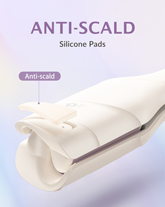 Großhandel: Tragbarer, professioneller elektrischer Lockenstab mit individuellem Logo für <span class=keywords><strong>Salon</strong></span> und Haushalt – 3-Zylinder-Wellenformer für gewelltes Haar - Product Image 5