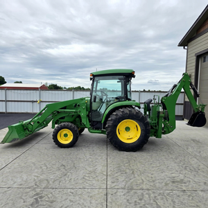 Tracteur John Deere 4066R d'occasion à bon prix avec pelle rétrocaveuse pour travaux agricoles et d'élevage, matériel agricole disponible - Product Image 1