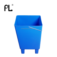 Bac à rebuts en acier industriel PL - Seau à déchets épaissi pour machine à surjeter/épingleuse - Accessoires pour machine à coudre