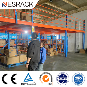 Système de stockage multi-étages pour entrepôt, protection contre la corrosion, plateforme de mezzanine, rayonnages robustes - Product Image 4