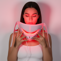 Nouvelle arrivée Thérapie par lumière rouge infrarouge pour le visage Machine à lumière LED pour le visage Thérapie par lumière LED infrarouge Masque