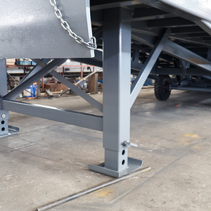 Vận chuyển hàng hóa hậu cần di động thủy lực Dock leveler lên máy bay cầu tải/dỡ nền tảng cao mangan thép 1100-1700 mét - Product Image 4
