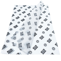 Papier d'emballage fin avec logo de marque