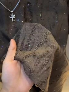 T-shirt Oversize Premium da Uomo all'Ingrosso in Cotone di Alta Qualità Stile Vintage Lusso Leggero Streetwear con Paillettes 100% Cotone con Personaggio - Product Image 4