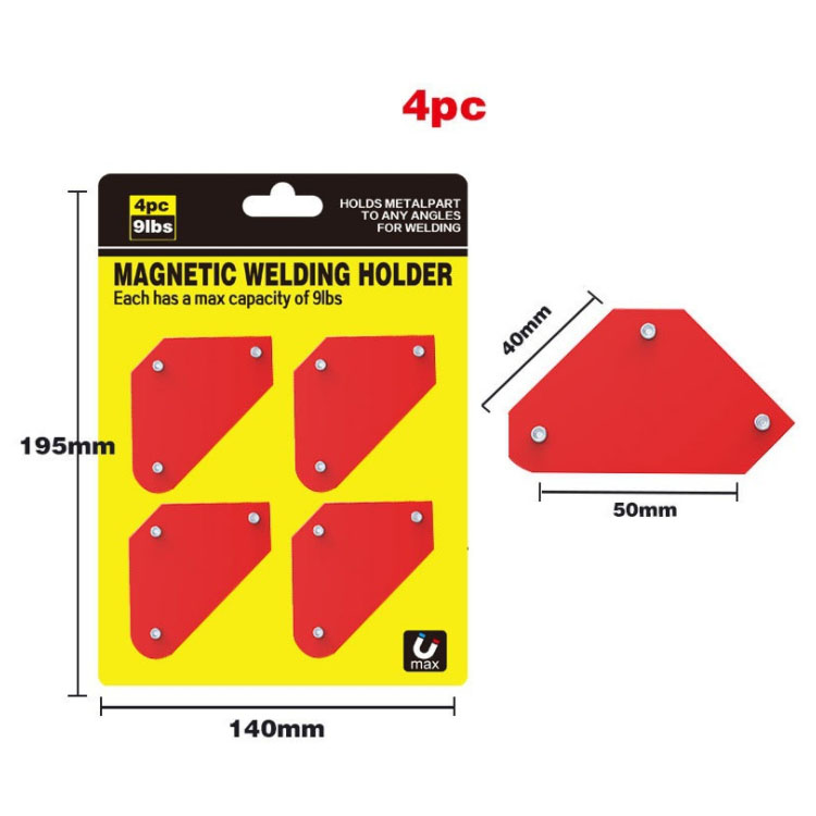 Магнитный держатель для сварки, мощный магнитный инструмент 25 фунтов, позиционер, локатор сварочного аппарата, угол пайки, 4 шт.