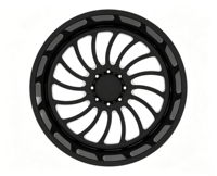 Jantes forgées Deep Dish polies noires de 20, 22, 24, 26, 28, 30 pouces pour camion Ford Silverado Toyota JTX CHAMBER KG1 American Force