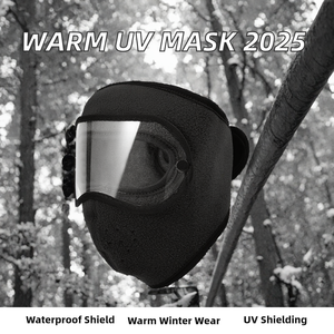 Pasamontañas de Forro Polar YW 2025, Impermeable, con Protección UV, Transpirable, con un Orificio, para Invierno, Cálido, Unisex, para Ciclismo, Esquí y Deportes - Product Image 2