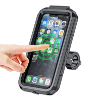 Support de téléphone de moto étanche 360 Rotation étui de téléphone portable support de vélo support de Smartphone pour guidon de moto