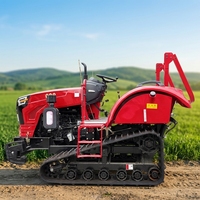 Traktor Amfibi Mesin Pertanian Termurah 60hp 80hp 100hp Mini Crawler Tractor untuk Dijual