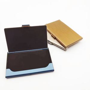 Porte-cartes de crédit bancaire en métal aluminium Porte-cartes de visite Étui portefeuille avec logo personnalisé - Product Image 5