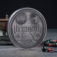 Großhandel Antike Eisenmünze Souvenir Gute Lagerbestände Gedenkmedaille mit Individueller Prägung Ja/Nein Alte Münze Entscheidungshilfe