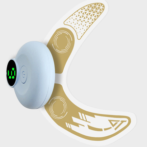 Patchs de massage oculaire EMS sans fil à micro-courant, appareil anti-âge pour les yeux avec télécommande et coussinets en gel pour cernes et poches sous les yeux - Product Image 5