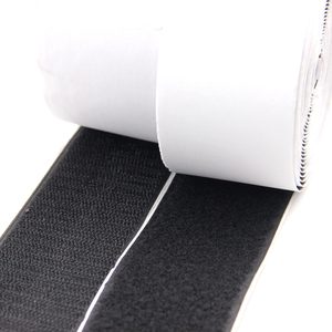 Extra starkes selbst klebendes Nylon-Klett band 1/<span class=keywords><strong>2</strong></span> Zoll klebriger Rückenst reifen Selbstsicher nde Hakens ch laufen aufkleber - Product Image 3