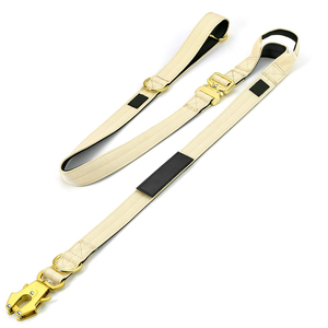 Hochwertiges taktisches Hundehalsband-Geschirrset Kampf-Nylon geschirr mit Metalls chnalle - Product Image 4