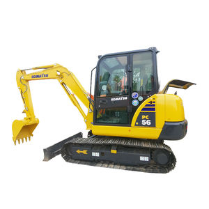 Excavatrices d'occasion Komatsu Pc56-7 d'origine japonaise, mini-excavatrice Pc56-7, équipement de construction en parfait état à vendre - Product Image 1