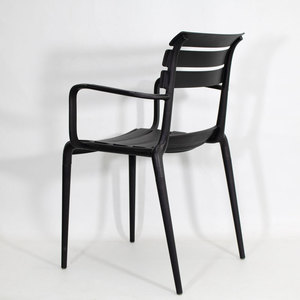 <span class=keywords><strong>Fauteuil</strong></span> d'extérieur moderne en <span class=keywords><strong>plastique</strong></span> pour patio, <span class=keywords><strong>jardin</strong></span>, cour, parc – Chaise de loisirs empilable et élégante pour usage domestique et hôtelier - Product Image 2
