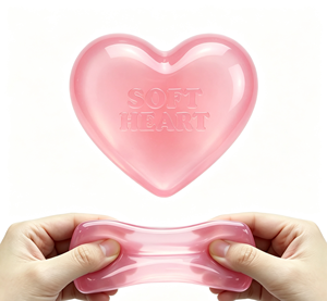 Jouet anti-stress souple et transparent en forme de sucre de malt à récupération lente, personnalisable, pour l'amusement des enfants - Product Image 2