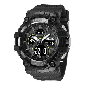 SMAEL 8079 orologi da uomo Dual time orologi da polso sportivi digitali cronometro maschile orologio digitale al quarzo impermeabile luminoso all'aperto - Product Image 3
