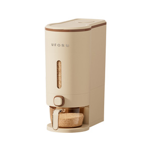 Uforu Rice <b>Storage</b> Container 20kg Sealed Insect Proof Press Dispense Kitchen Use - Product Image 2