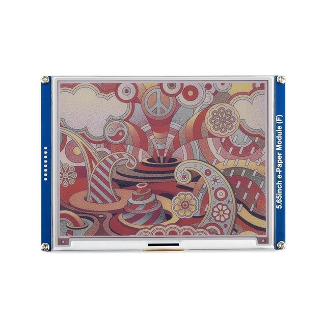 5.65inch Colorful e-Paper E-Ink Display Module for Raspberry Pi Pico 600*448 Pixels ACeP 7-Color.......