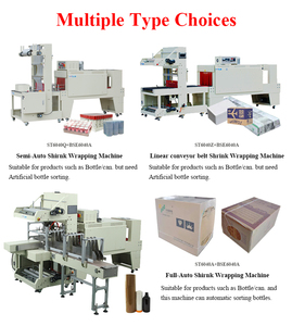 ST6040Q Bottles Cans Sleeve <b>Shrink</b> Package Machine, Automatic Pet Bottle <b>Shrink</b> Wrapping Machine - Product Image 3