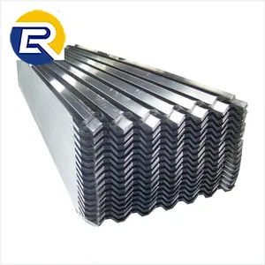 Zink Galvalume-Dachplatte gewellte Stahlplatte gewelltes Zink-Dachplatte günstiger Preis Standardgröße aluminisiert