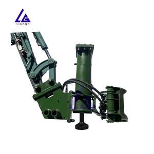 Mini piqueur de poteaux monté sur mini-excavatrice, compatibilité parfaite avec la plupart des marques de mini-excavatrices, marteau hydraulique pour l'installation de fenêtres - Product Image 4